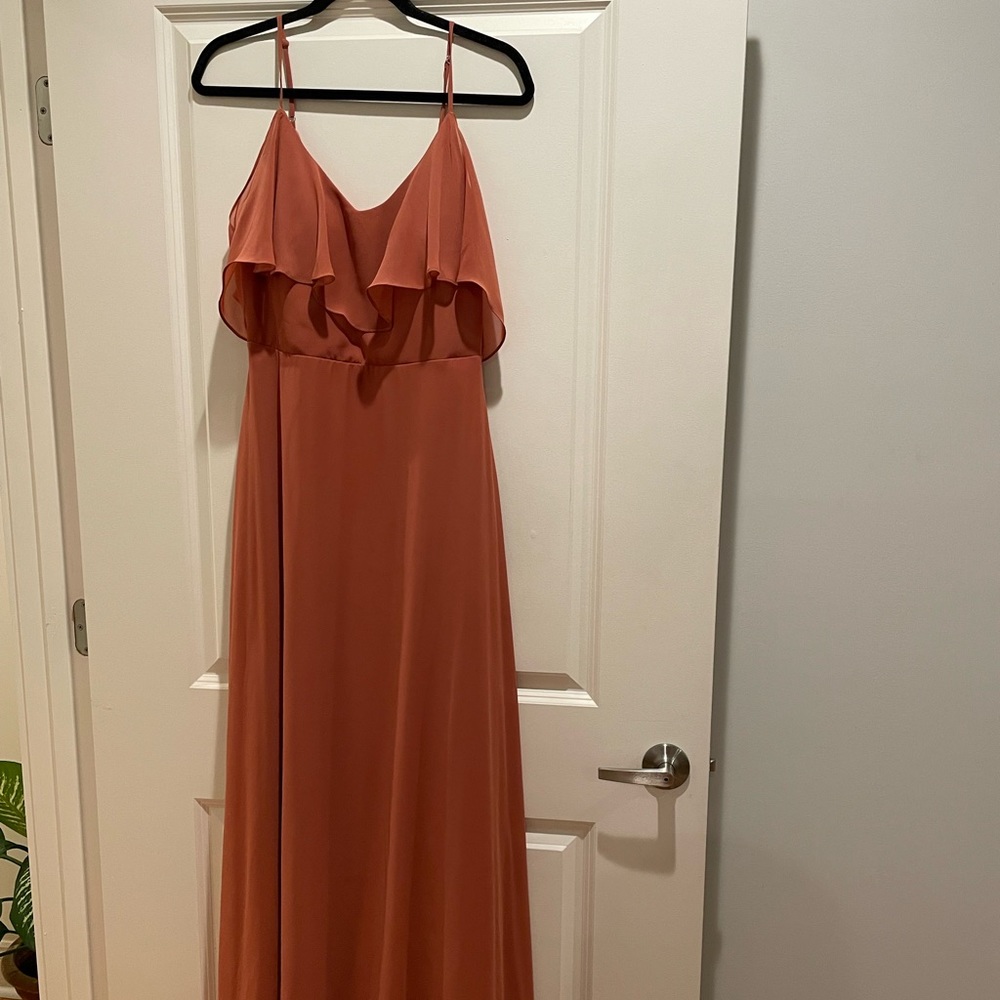 Floor length Birdy Grey Terracotta dress